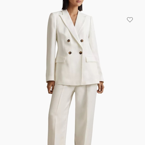 Reiss white linen blazer - Picture 1 of 5